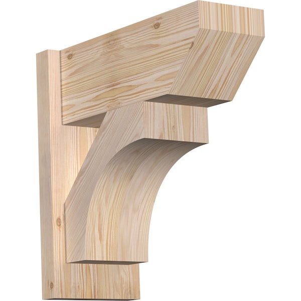Ekena Millwork Westlake Slat Smooth Outlooker, Douglas Fir, 7 1/2"W x 18"D x 18"H OUT08X18X18WTL06SDF - main